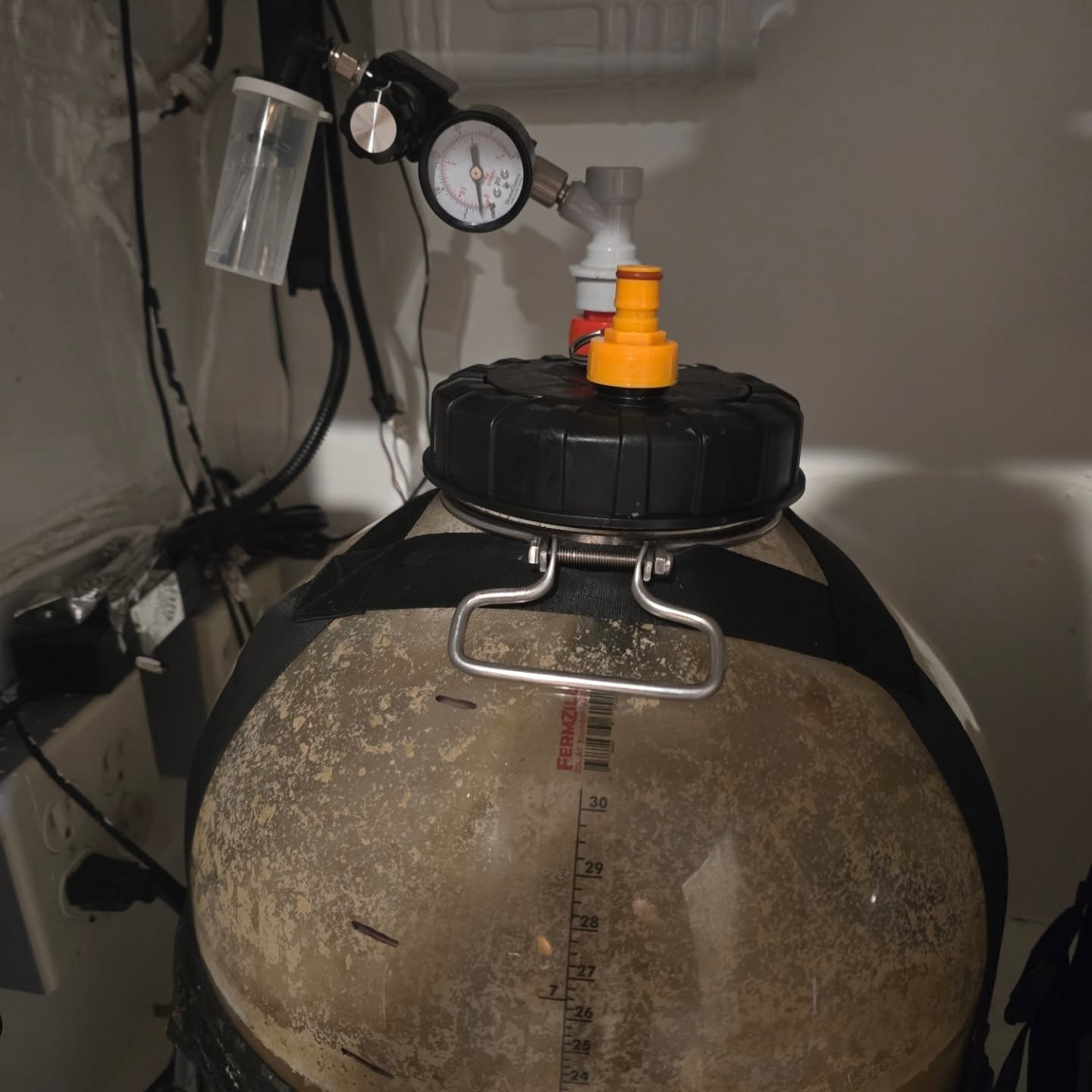Almost did a PRV test. My spunding valve was not connected right and wasn't letting…